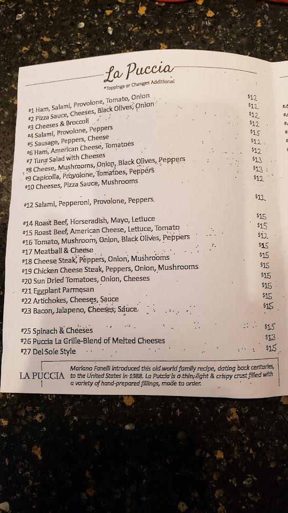 Mariano's La Puccia Menu image 3